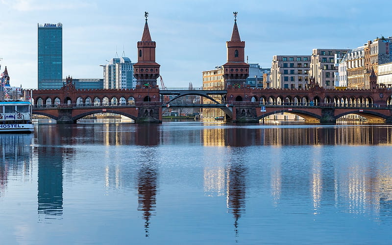 Cities, Berlin, Bridge, Germany, HD wallpaper