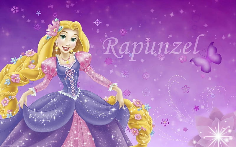 Princess Rapunzel, disney, rapunzel, fantasy, dress, blonde, princess,  pink, HD wallpaper | Peakpx