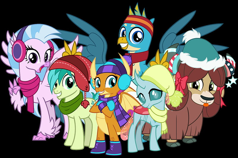 Movie, My Little Pony: Best Gift Ever, Gallus (My Little Pony) , Sandbar (My Little Pony) , Ocellus (My Little Pony) , Smolder (My Little Pony) , Yona (My Little Pony) , Silverstream (My Little Pony: Friendship is Magic), HD wallpaper