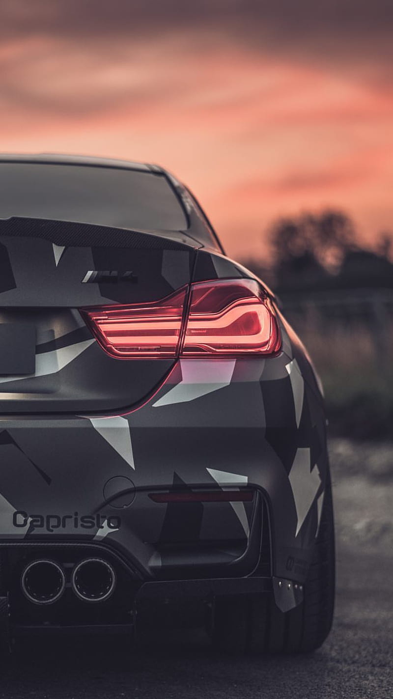 BMW M4, auto, bmw, car, coupe, f82, m4, rear view, tuning, HD