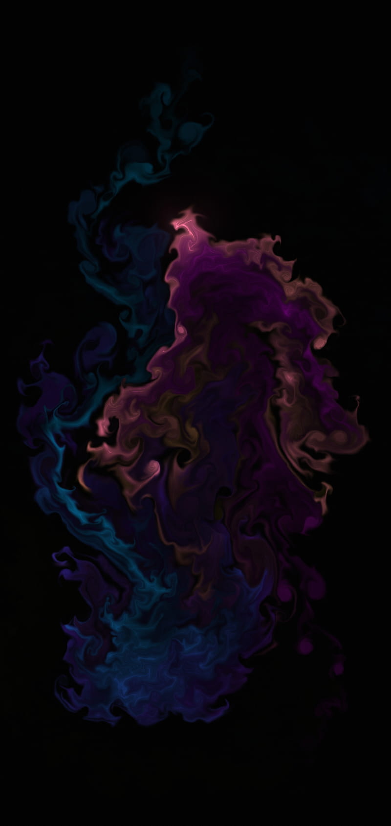 Color Mix, abstract, art, background, blue, dark, liquid, smoke, HD phone  wallpaper | Peakpx