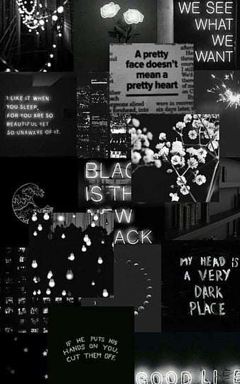 Black aesthetic, girl, HD phone wallpaper | Peakpx