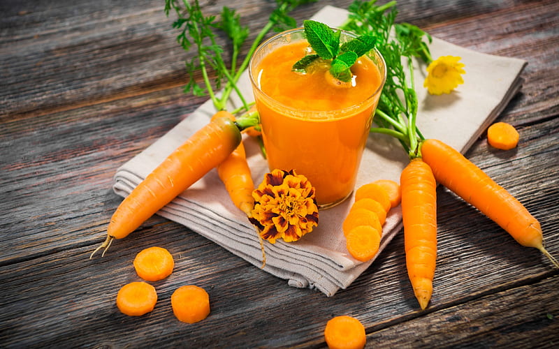 carrot smoothies, vegetable drinks, healthy diet, weight loss, diet, smoothies, carrot juice, HD wallpaper