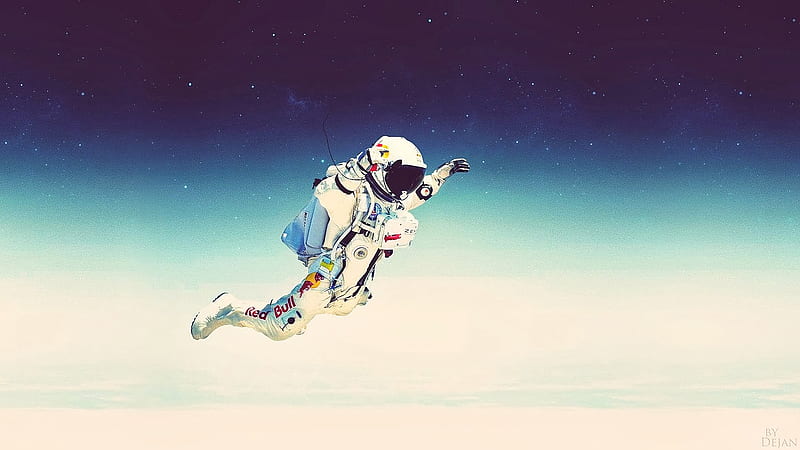 Skydriver Astronaut, astronaut, artist, artwork, digital-art, HD wallpaper