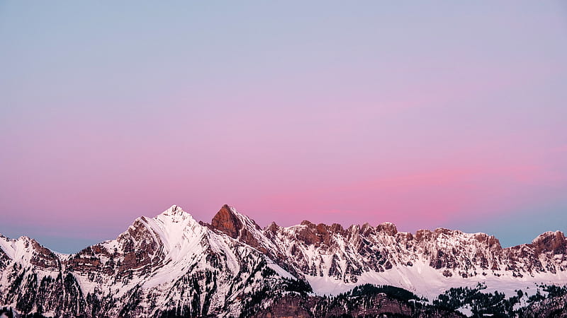 switzerland, alps, snowline, mountain, sky, scenery, Landscape, HD wallpaper
