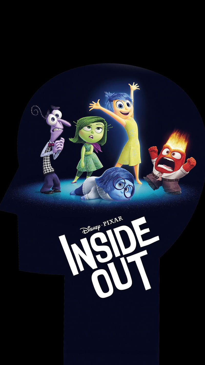 Inside Out, animated, disney, feelings, kids, love, movie, pixar, HD phone wallpaper