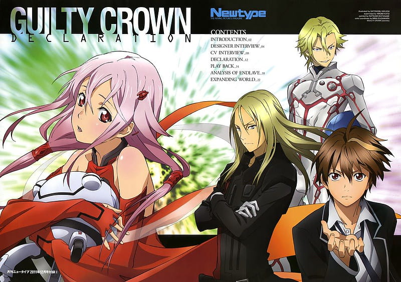 GUILTY CROWN: GC characters 2 - Minitokyo