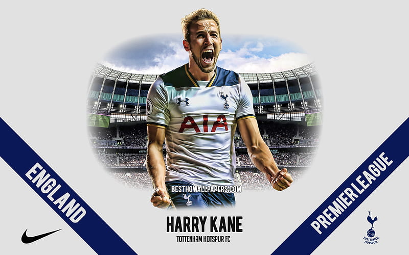Harry Kane, Tottenham Hotspur FC, English football player, striker, Tottenham Hotspur Stadium, Premier League, England, football, Tottenham, Kane, HD wallpaper
