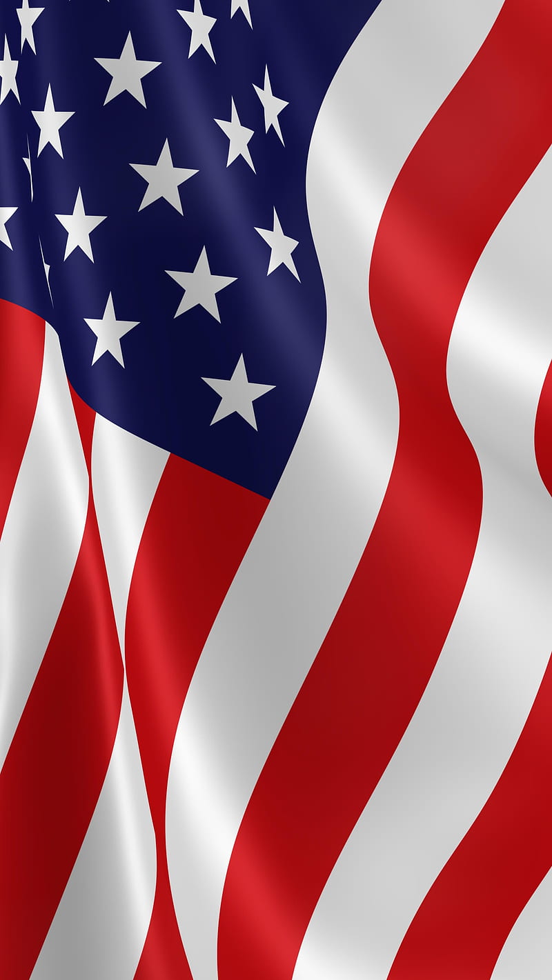 American Flag, america, flags, patriotic, stars, stars and stripes, HD phone wallpaper