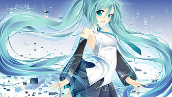 Miku, cute, pretty, girl, music, blue, HD wallpaper: Khám phá bức hình nền Miku đẹp đầy màu sắc và ấn tượng. Với chất lượng HD, bạn sẽ có một trải nghiệm tuyệt vời với các chi tiết rõ nét, nhất là với thiết kế đáng yêu và cuốn hút của Miku. Hãy xem ngay nào!