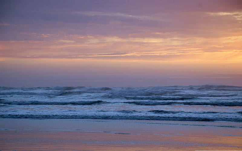 morning waves-Landscape, HD wallpaper