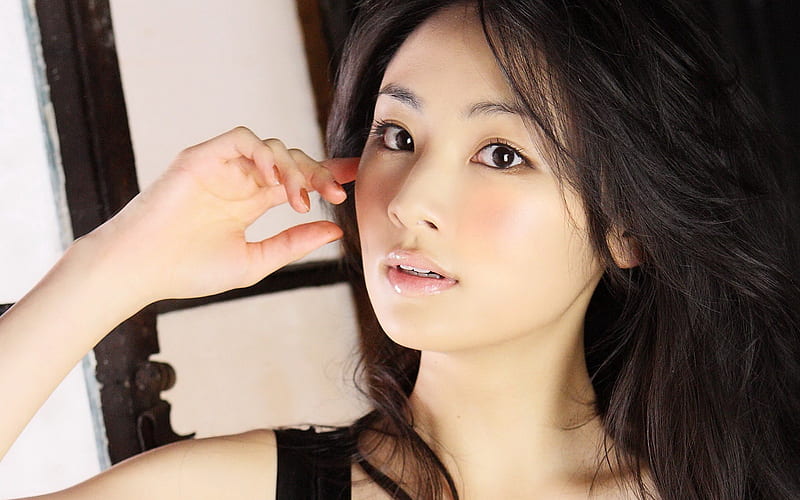 Beautiful hair-oriental beauty girl, HD wallpaper