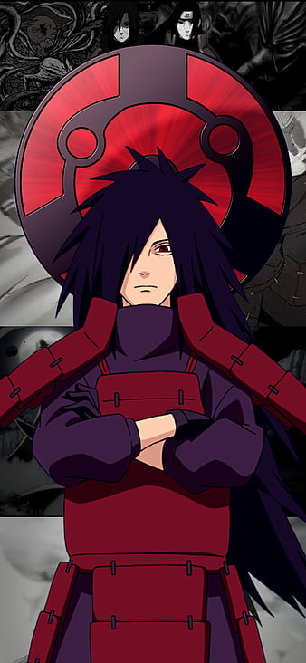 Uchiha Madara, madara uchiha, naruto, naruto shippuden, HD phone wallpaper