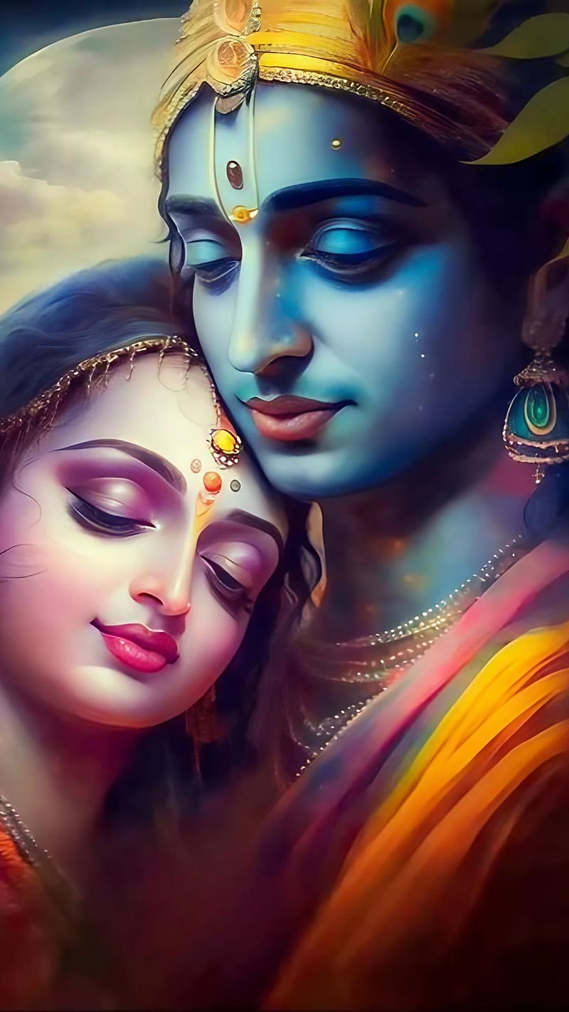 Radhe Radhe, ios, iphone, lock screen, love, premium, radha ...