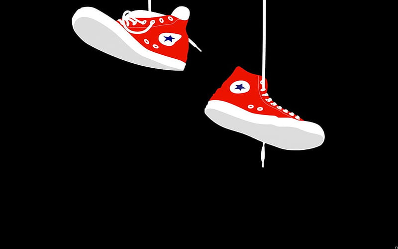 Red Shoes, state of mind, red, crazy, funny, cartoon, wall, shoes, HD  wallpaper | Peakpx