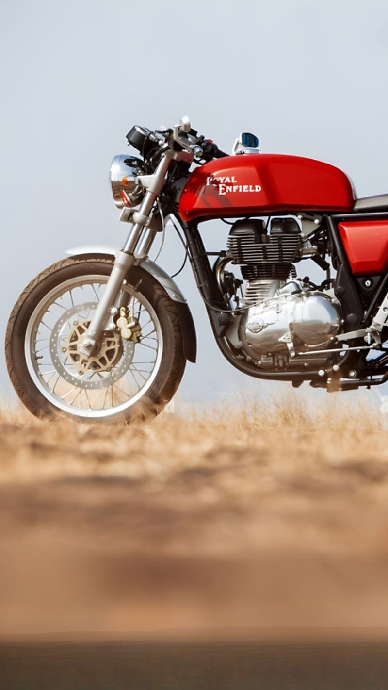 Bullet Gadi Ka, Red Colour Continental Gt 650, red colour, continental gt 650, royal enfield, HD phone wallpaper