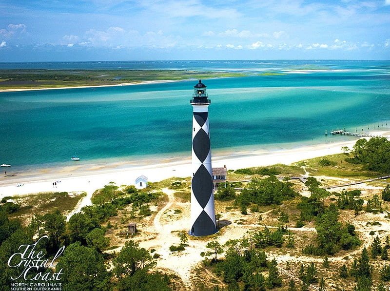 Cape Lookout Lighthouse,NC, NC, Lighthouse, Cape Lookout, OBX, HD wallpaper