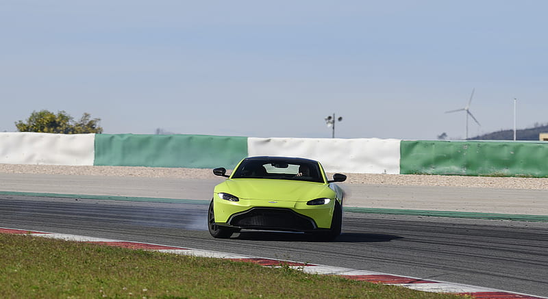 2019 Aston Martin Vantage (Lime Essence) - Front , car, HD wallpaper