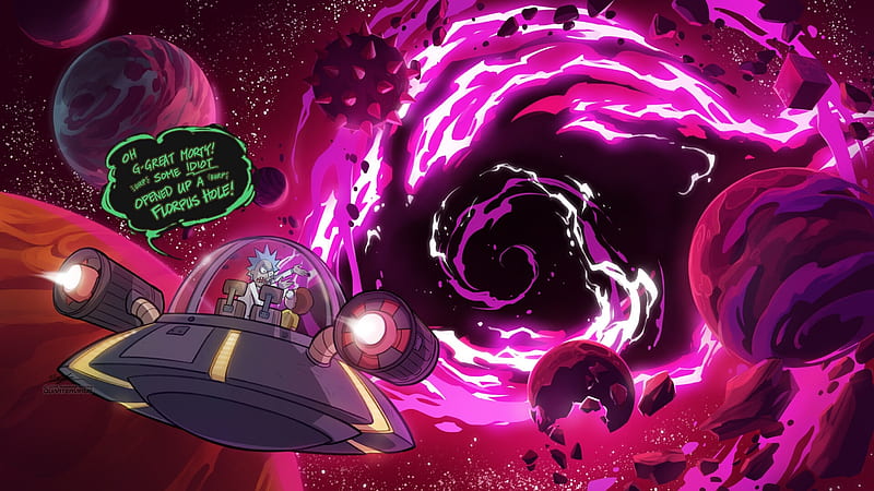 Rick and Morty Space Adventure, HD wallpaper