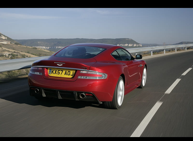 Aston Martin DBS Infa Red (2009) - Rear Right Quarter, car, HD wallpaper
