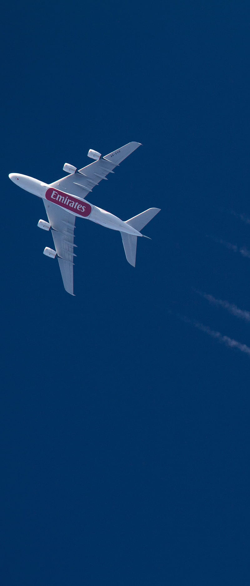 Emirates A380, monoplane, sky, HD phone wallpaper | Peakpx