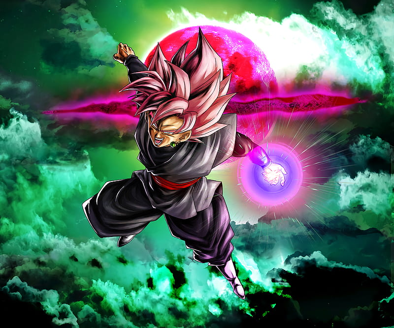 Goku Kaioken x4, super, glow, dragonball, HD phone wallpaper