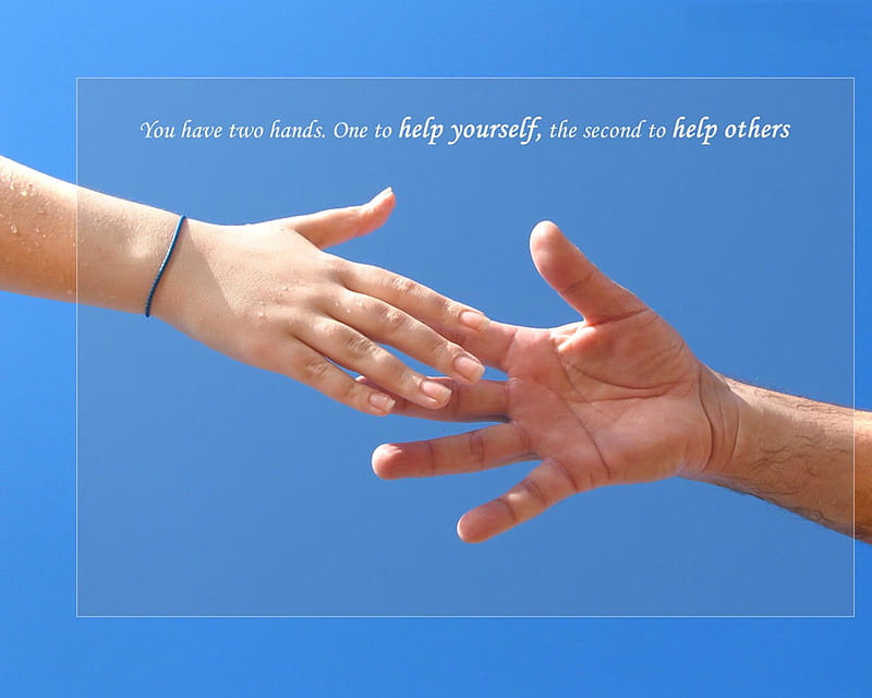 Helping Others, best, human, new, quote, saying, sign, HD wallpaper