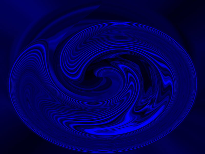 Blue Vibration, abstract, blue, 3d and cg, HD wallpaper