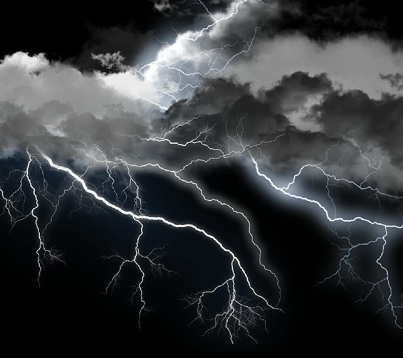Thunder Lightning, nature, HD wallpaper