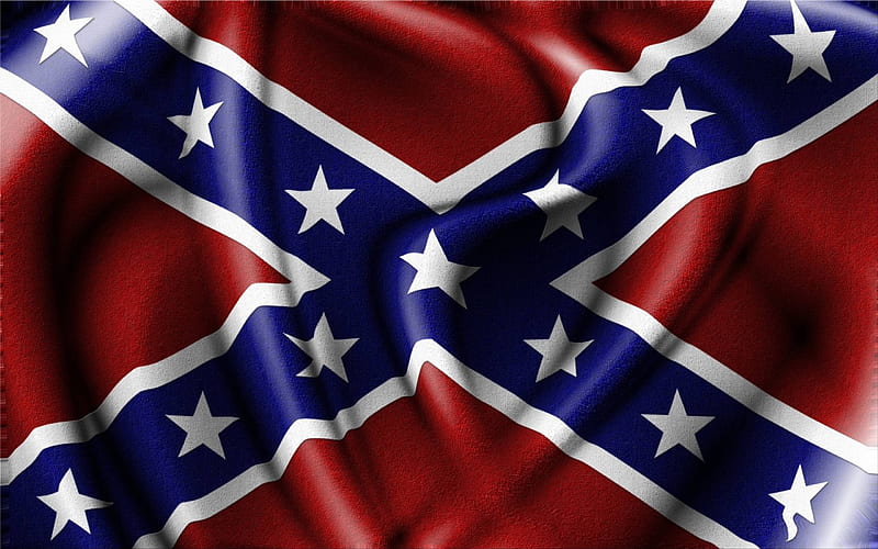 rebel flag, confederate, southern, rebel, flag, HD wallpaper