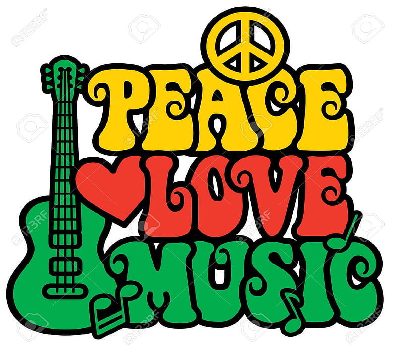 Peace Love Music, peace sign, HD wallpaper | Peakpx