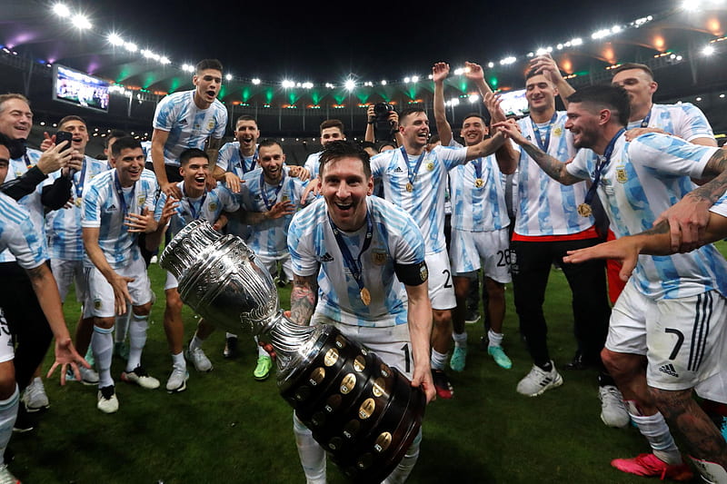 Argentina Campeón, Copa América, Messi, HD wallpaper