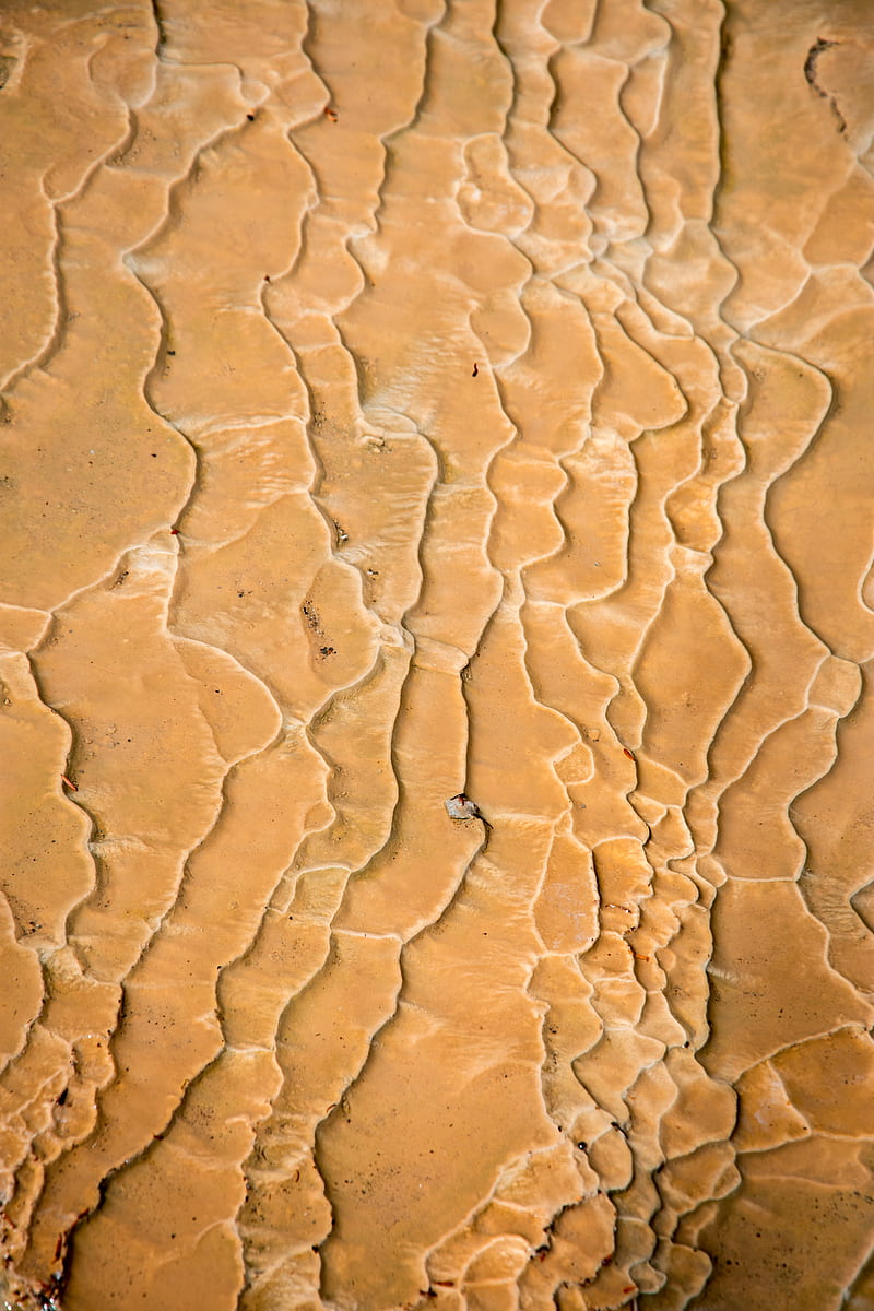 sand, traces, drought, texture, HD phone wallpaper