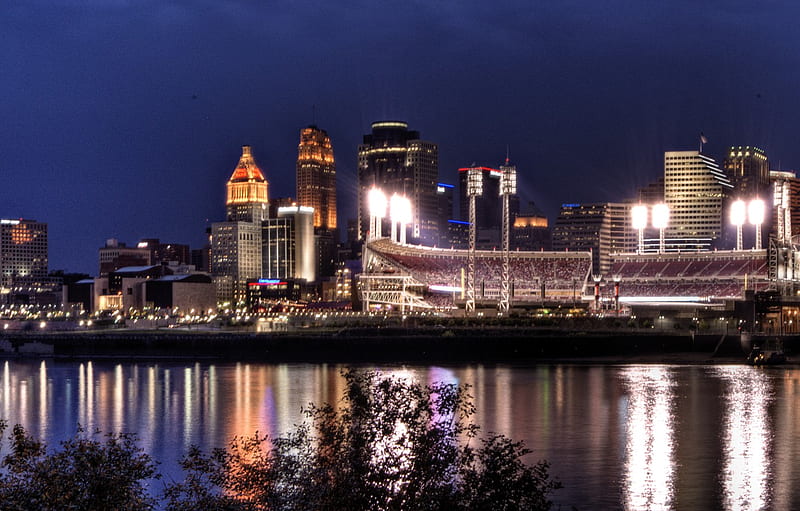 city, the city, USA, Cincinnati, Ohio for , section город, Cincinnati Skyline, HD wallpaper