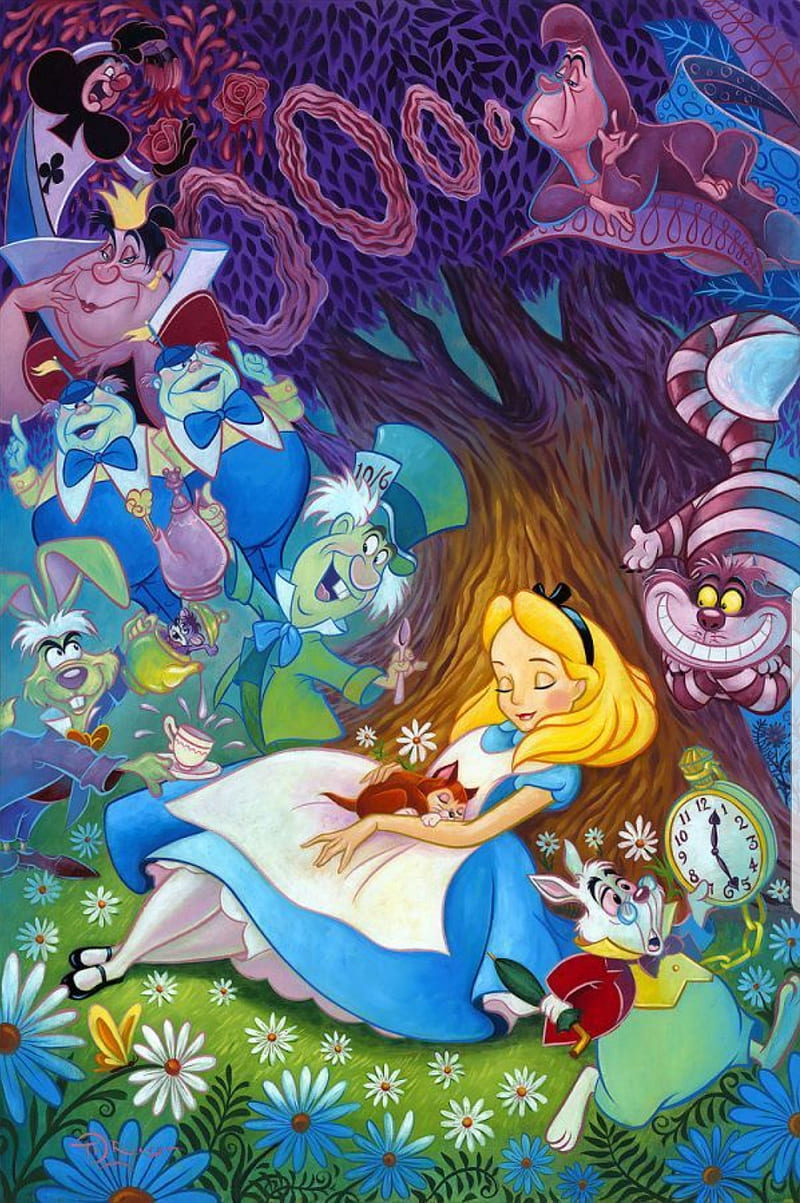 Alice in Wonderland, HD phone wallpaper