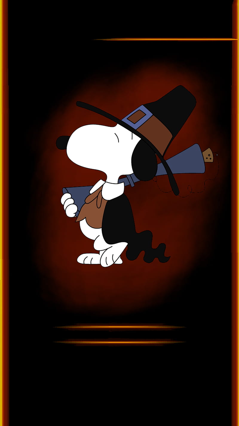 Snoopy Thanksgiving, edge, holiday, snoopy, thanksgiving, HD phone wallpaper