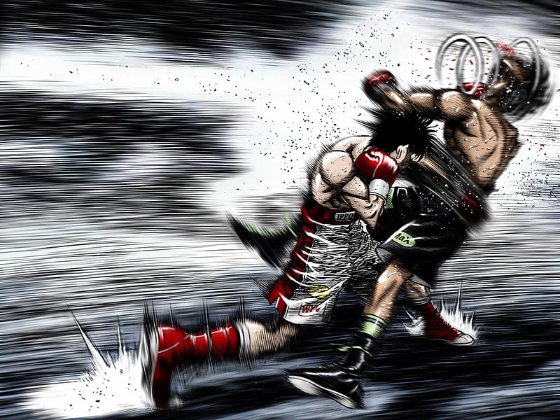 Wallpaper road, gloves, guy, Hajime no Ippo for mobile and desktop, section  прочее, resolution 1920x1200 - download