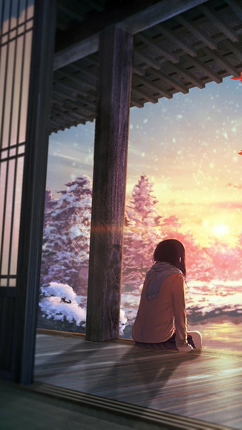 lonely person wallpaper girl