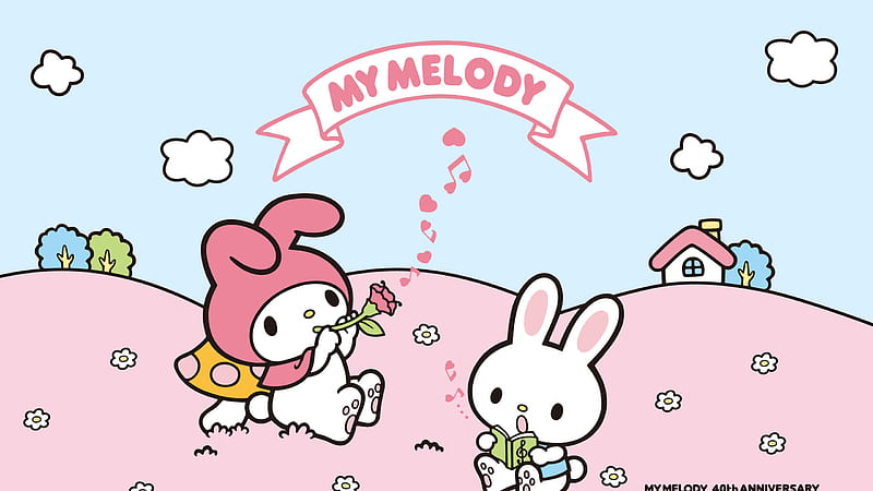 My Melody  Sanrio  My melody wallpaper Hello kitty iphone wallpaper  Cute desktop wallpaper