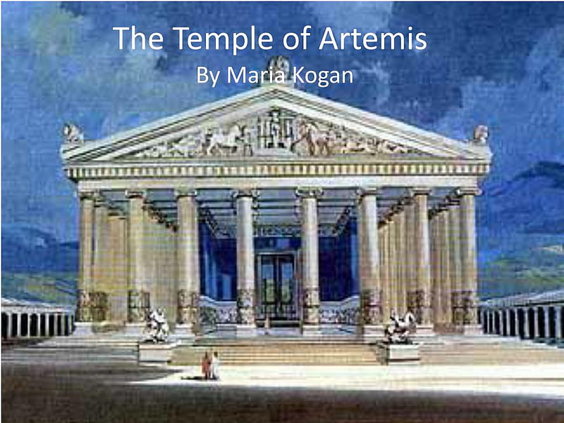 PPT - The Temple of Artemis PowerPoint Presentation, HD wallpaper