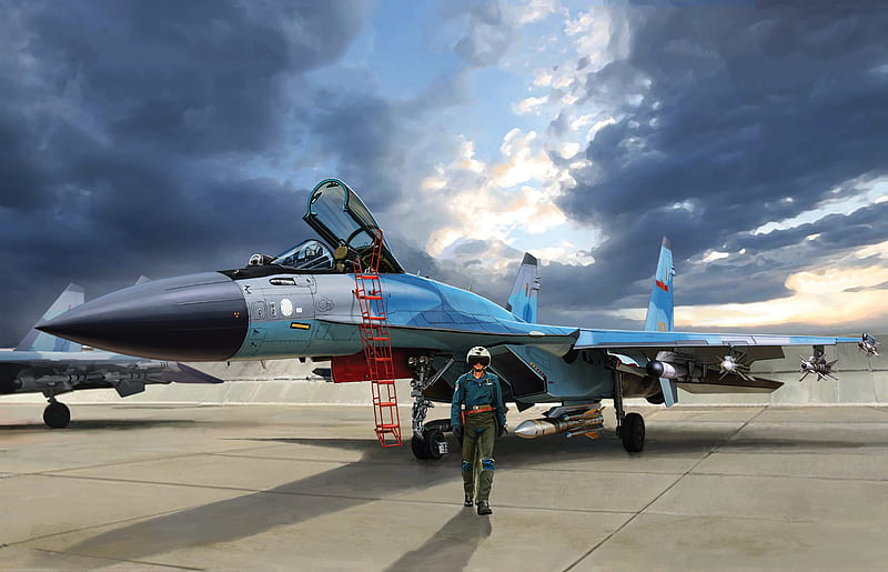 Jet Fighters, Sukhoi Su-35, Aircraft, Artistic, Jet Fighter, Pilot,  Warplane, HD wallpaper | Peakpx