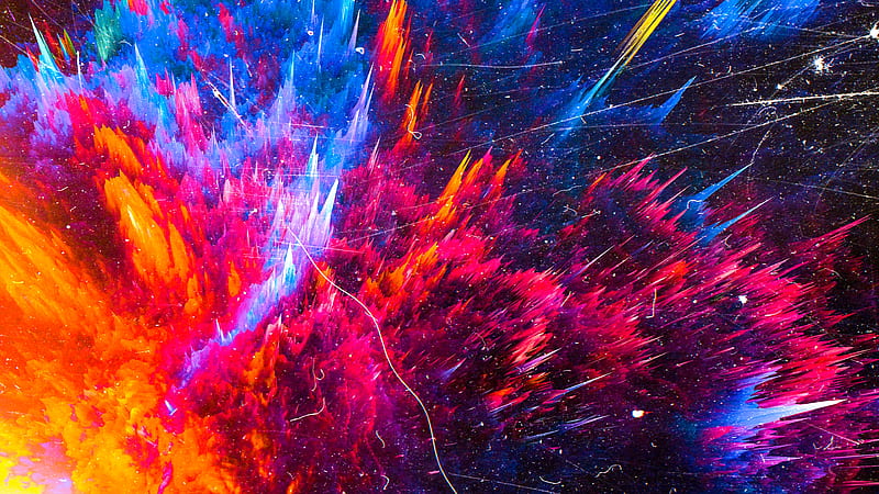 neon color explosion, lines, texture, Abstract, HD wallpaper