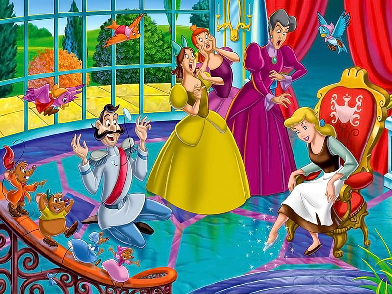 Cinderella, Disney, Mouse, Cartoon, HD wallpaper | Peakpx