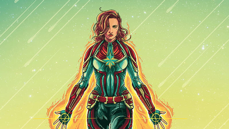 Captain Marvel 2020 Art, captain-marvel, superheroes, artwork, artist, artstation, HD wallpaper