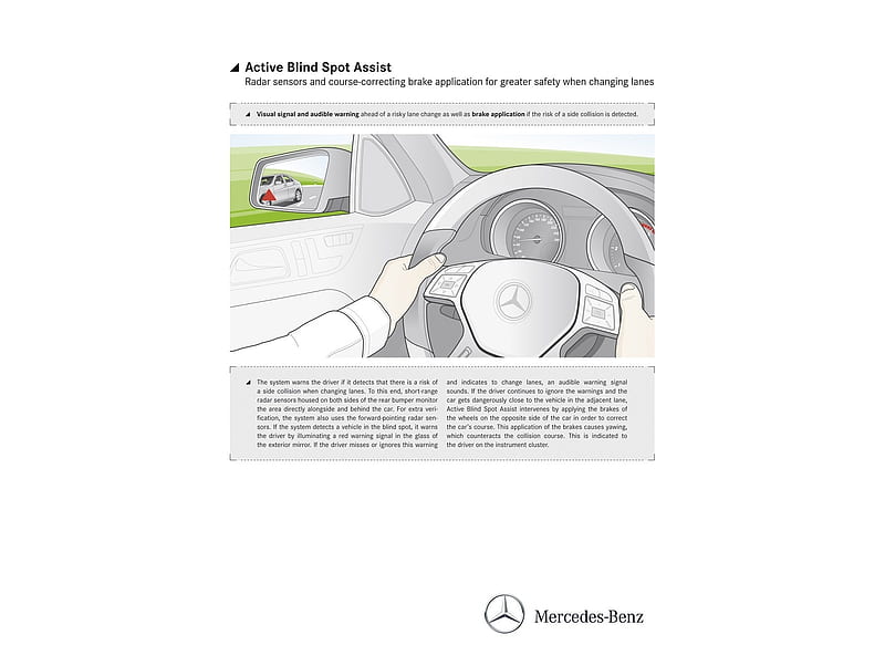 2012 Mercedes-Benz M-Class Active Blind Spot Assist, car, HD wallpaper