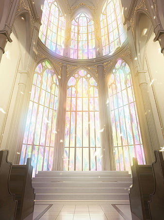 anime girl on church :0 | Deep Dream Generator