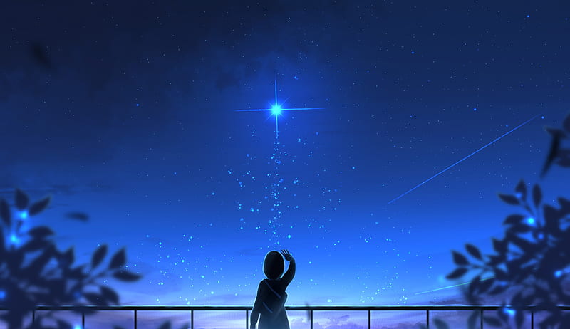 Broken Girl Looking At Sky, HD wallpaper