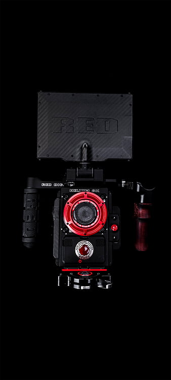 red hd camera