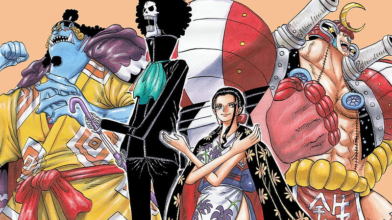 Brook Franky Jinbe Nico Robin One Piece, HD wallpaper