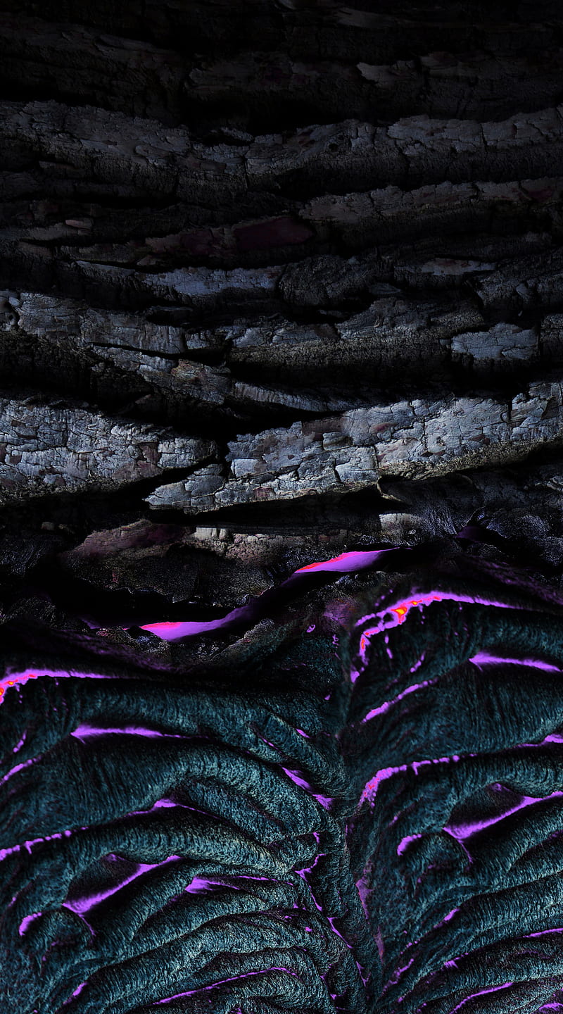 Purple Lava, colorful, creative, rock, texture, HD phone wallpaper